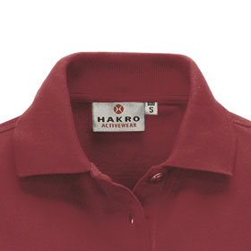 Berufsbekleidung Poloshirts HAKRO Damen-Poloshirt 'performance', weinrot,