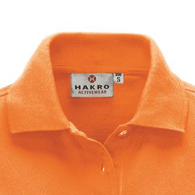 Berufsbekleidung Poloshirts HAKRO Damen-Poloshirt 'performance', orange,