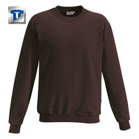 Berufsbekleidung Sweatshirt HAKRO Sweatshirt performance, braun, 