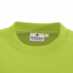 Berufsbekleidung Sweatshirt HAKRO Sweatshirt 'performance', hellgrün,