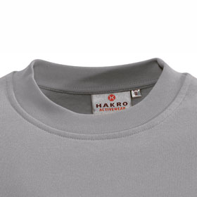 Berufsbekleidung Sweatshirt HAKRO Sweatshirt 'performance', mittelgrau,