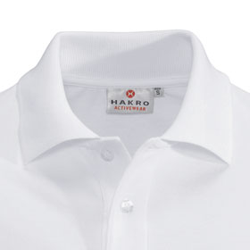 Berufsbekleidung Poloshirts HAKRO Poloshirt 'CLASSIC', weiß,