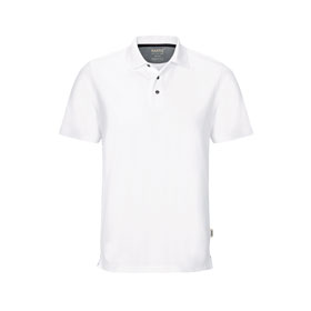 Hakro Poloshirt Cotton - Tec weiß pflegeleicht und aus temperaturregulierenden Funktionsfasern