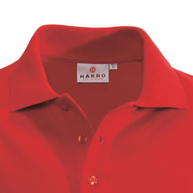 Berufsbekleidung Poloshirts HAKRO Poloshirt 'performance', rot,