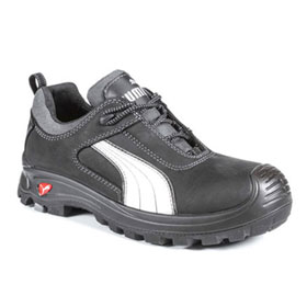 Sicherheitsschuhe Fußschutz S3 HROSRC PUMA Halbschuh, Farbe: schwarz - weiß,  m. Kunststoffkappe, 
