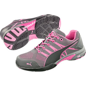 Puma Sicherheitsschuhe Celerity Knit Pink Wns Low S1 HRO SRC Damen Sicherheitshalbschuhe mit Stahlkappe