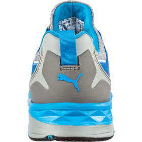 Puma Sicherheitsschuhe Xcite Grey Low S1P ESD HRO SRC mit Fiberglaskappe, Schnellverschluss und sockenähnlicher Passform