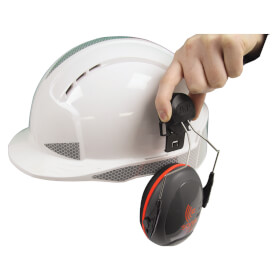 JSP Sonis Helmkapselgehörschutz mit einstellbaren Stahlbügeln zur Helmmontage