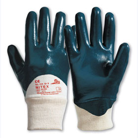 Arbeitshandschuhe Mechanischer Schutz Mechanische Schutzhandschuhe KCL Nitex, beschichtet, handrückenfrei,  blau, 