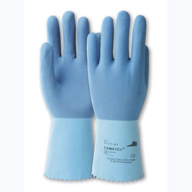 Arbeitshandschuhe Mechanischer Schutz Mechanische Schutzhandschuhe KCL Camatex, komplett beschichtet, blau, 
