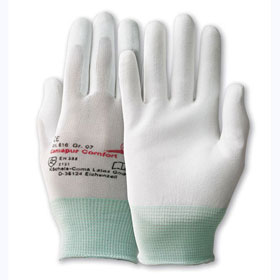 Arbeitshandschuhe Mechanischer Schutz Feinmechanische Schutzhandschuhe KCL Camapur Comfort, Farbe: weiß, 