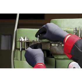 Arbeitshandschuhe Mechanischer Schutz Mechanische Schutzhandschuhe KCL GemoMech, Farbe: grau-schwarz,