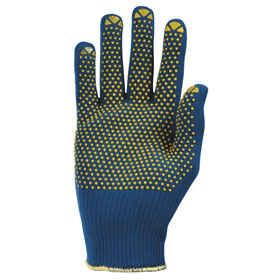 Arbeitshandschuhe Mechanischer Schutz Strickhandschuhe KCL PolyTRIX BN, Farbe: blau-gelb,