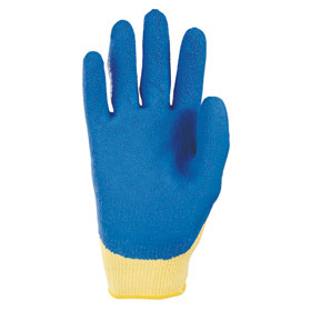 Arbeitshandschuhe Schnittschutz Schnittschutzhandschuhe KCL K-TEX, Farbe: blau-gelb,
