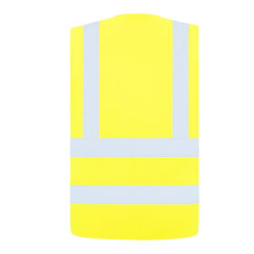 Warnschutzwesten Warnbekleidung mit Quer- und Lngsstreifen Farbe: fluoreszierend gelb