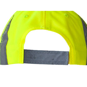 Warn-Kappe fr Erwachsene mit Reflexelementen Farbe: gelb