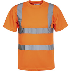 Korntex Warnschutz T - Shirt Farbe: fluoreszierend orange