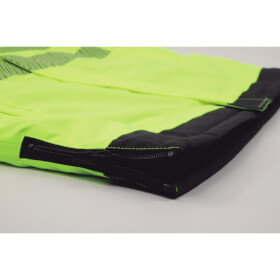 Korntex EOS HiVis Parka mit schwarzer Brust Signalorange mit zwei Seitentaschen und Brusttasche