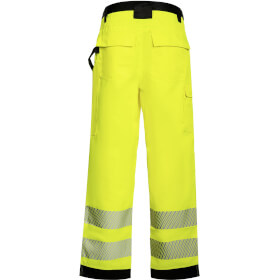 Korntex EOS HiVis Hose Signalgelb mit zwei Reflexstreifen und Kniepolstertaschen