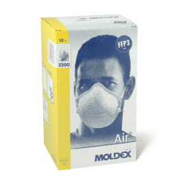 Moldex Atemschutzmaske Air FFP3 R D Wiederverwendbare Partikelmaske mit extrem niedrigem Atemwiderstand
