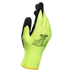 Mapa Professional TempDex 710 Hitzeschutzhandschuh gelb gute Griffigkeit durch Noppen in der Handflche