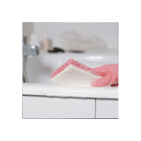 Spontex Professionnel Sponrex 31 rosa, weiß Nasser Zellstoffschwamm mit weichem Scheuervlies