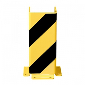 Anfahrschutz U-Profil Stahl 5 0 mm dreiseitiger Schutz gelb