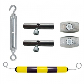 Parkhaus-Leitzylinder, Leitboje gelb/schwarz reflektierender Leitzylinder zum aufhngen