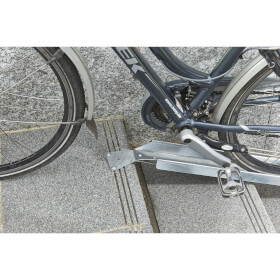 Mottez Fahrradrampe fr Treppen Erweiterungselement mit einer Rinne zur Erweiterung des Grundelements