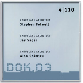 NEW AGE Türschild zeitloses Design in flacher Bauweise, Acryglas mit schlichtem Aluminiumrahmen