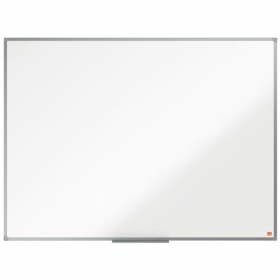 Nobo Essence Whiteboard Emaille 120 x 90 cm magnetisch mit Alurahmen, Montageset und Stiftablage