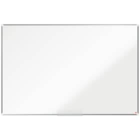 Nobo Whiteboard Emaille Premium Plus 180 x 120 cm magnetisch mit Alurahmen, inkl. Montagematerial und Stiftablage