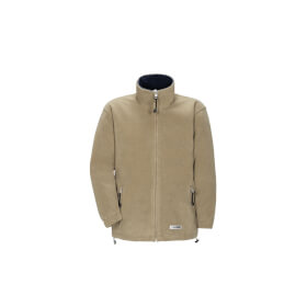 Berufsbekleidung Funktionsbekleidung PLANAM Fleecejacke STREAM, camel - marine, 