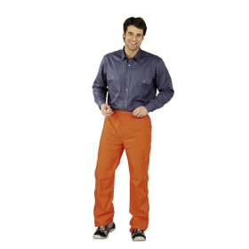 Regenschutzkleidung Regenhosen PLANAM Regenhose Monsun, orange,