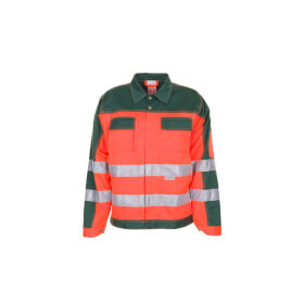 Warnschutzkleidung Warnschutzjacken PLANAM Warnschutz - Bundjacke, orange - grün