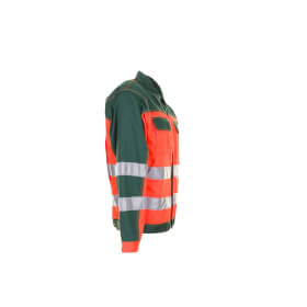 Warnschutzkleidung Warnschutzjacken PLANAM Warnschutz-Bundjacke, orange-grün