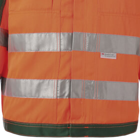 Warnschutzkleidung Warnschutzjacken PLANAM Warnschutz-Bundjacke, orange-grn