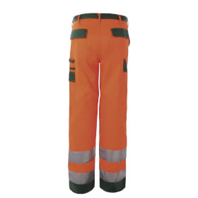 Warnschutzkleidung Warnschutzhosen PLANAM Warnschutz-Bundhose, orange-grün
