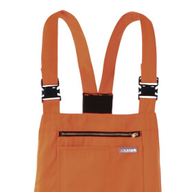 Warnschutzkleidung Warnschutzhosen PLANAM Warnschutz-Latzhose, orange