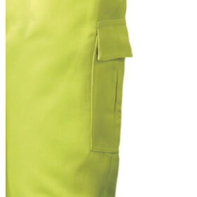 Warnschutzkleidung Warnschutzhosen PLANAM Warnschutz-Latzhose, gelb