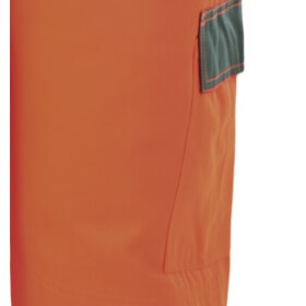 Warnschutzkleidung Warnschutzhosen PLANAM Warnschutz-Latzhose, orange-grn
