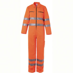 Warnschutzkleidung Warnschutzoveralls PLANAM Warnschutz - Overall Ralleykombi, orange