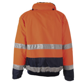 Warnschutzkleidung Warnschutzjacken PLANAM Warnschutz-Comfortjacke, orange-marine