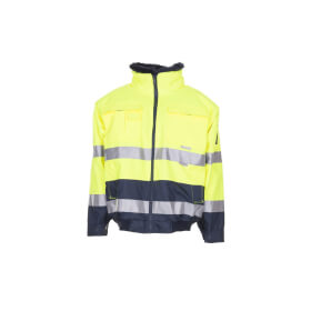 Warnschutzkleidung Warnschutzjacken PLANAM Warnschutz - Comfortjacke, gelb - marine