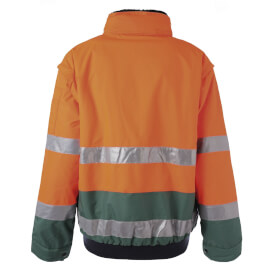 Warnschutzkleidung Warnschutzjacken PLANAM Warnschutz-Comfortjacke, orange-grn