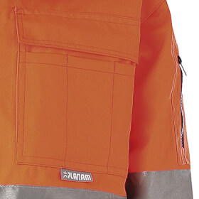 Warnschutzkleidung Warnschutzjacken PLANAM Warnschutz-Comfortjacke, orange-grün