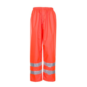 Warnschutzkleidung Warnschutzhosen PLANAM Warnschutz - Regenhose, orange