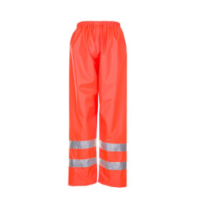 Warnschutzkleidung Warnschutzhosen PLANAM Warnschutz-Regenhose, orange