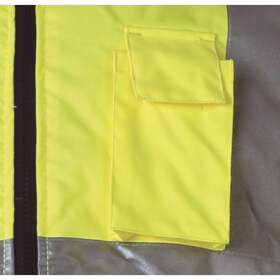 Warnschutzkleidung Warnschutzwesten PLANAM Winter-Warnschutzweste, gelb,