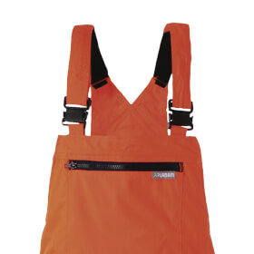 Warnschutzkleidung Warnschutzhosen PLANAM Warnschutz-Latzhose Winter, orange-marine,